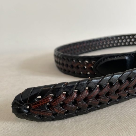 Brighton Leather Mens Burma Belt Size 32 New - Picture 4 of 4